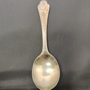 Vintage Gerber Baby Spoon Silver Plated McGlashan Clarke Co Flatware Collectible